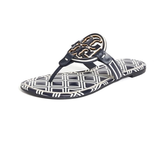 Tory Burch Metallic Miller Sandals | NIB - Picture 2 of 8